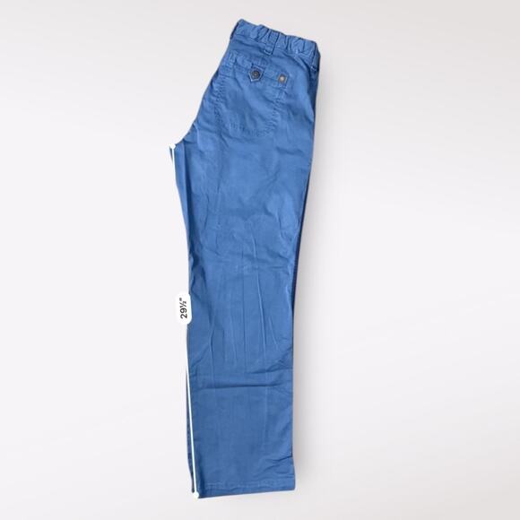 The Territory Ahead Mission Comfort Flat Front‎ Chino Pants Mens Size 32/30 Blue - Picture 6 of 11